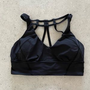 Lululemon black sports bra